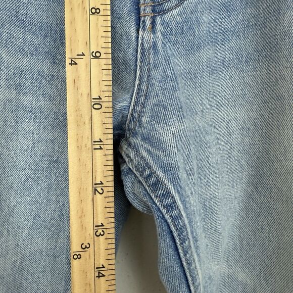 Moussy Vintage Jeans Women Japanese Howa Distressed Sz 28 Light Wash Button Fly - Picture 11 of 15